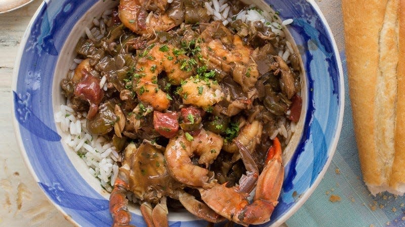 Bowl of soul: A summer seafood gumbo made by Jimmy Buffett's sister Lucy "Lulu" Buffett. The recipe is featured in her 2017 cookbook "Gumbo Love". 