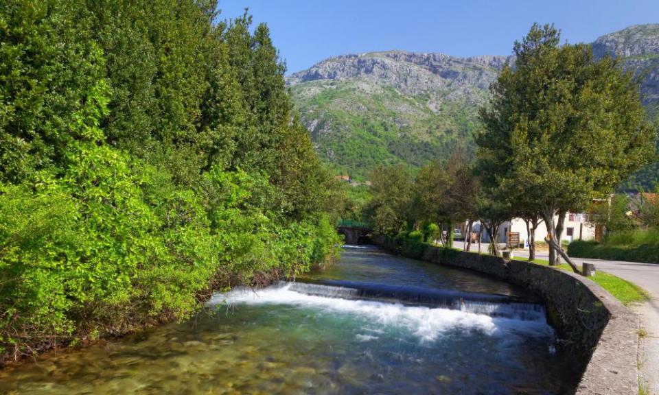 The Ljuta River in Konavle, south of Dubrovnik