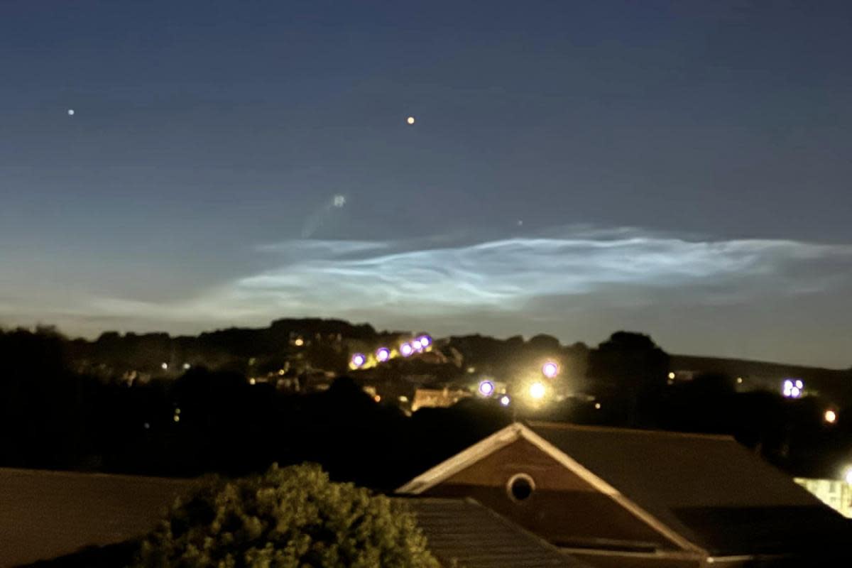 Noctilucent clouds over Shoreham <i>(Image: Amanda Glinsman)</i>