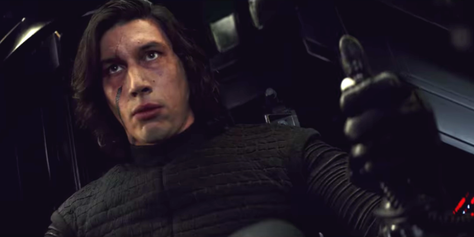 Oh, so Kylo Ren might not actually be wearing super high waisted pants in “Last Jedi”