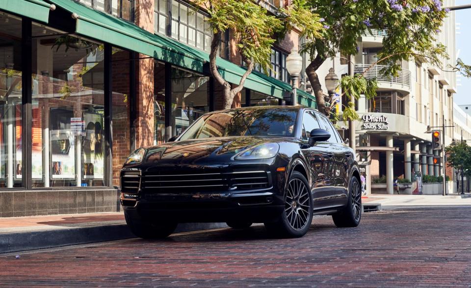 <p>In the U.S., the increasingly diverse Volkswagen Group sells seven SUVs based on the MLB Evo platform, from the $44,000 Audi Q5 to the $300,000 Bentley Bentayga Mulliner. But <a href="https://www.caranddriver.com/porsche/cayenne" rel="nofollow noopener" target="_blank" data-ylk="slk:the Porsche Cayenne;elm:context_link;itc:0;sec:content-canvas" class="link ">the Porsche Cayenne</a> is the bastard that paved the way for bastards like the Bentayga and Lamborghini Urus.</p>