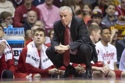 Bo Ryan looks on during the first half against the Buckeyes on Sunday. (USAT)