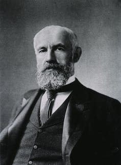 <span class="caption">Stanley Hall took a dim view of only children.</span> <span class="attribution"><a class="link " href="https://ihm.nlm.nih.gov/images/B13583" rel="nofollow noopener" target="_blank" data-ylk="slk:Frederick Gutekunst/Wikimedia Commons;elm:context_link;itc:0;sec:content-canvas">Frederick Gutekunst/Wikimedia Commons</a></span>