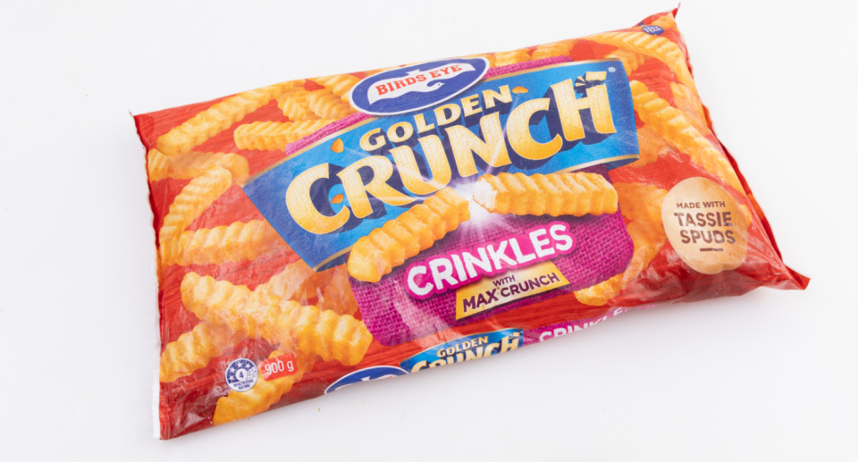 Birds Eye notched the top spot for crinkle-cut frozen chips. Photo: CHOICE