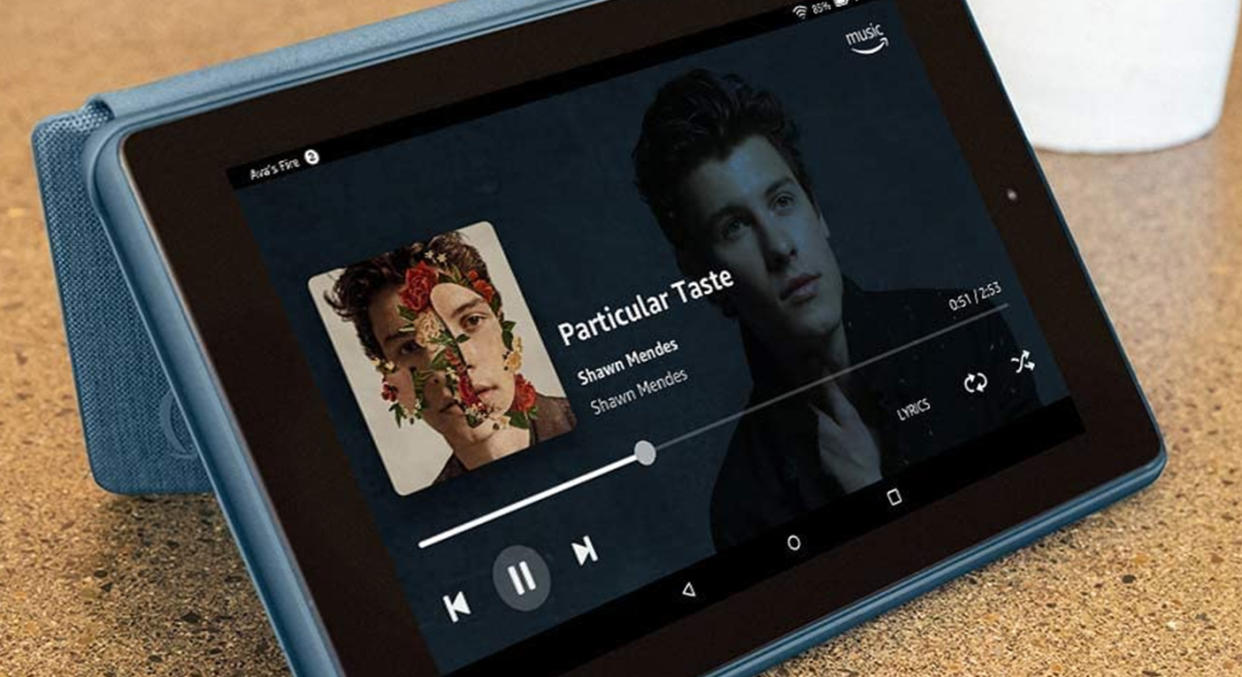 Amazon's Fire 7 Tablet has received rave reviews from shoppers - and it's under £50.  (Amazon)