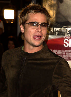 Brad Pitt at the Westwood premiere of Spy Game