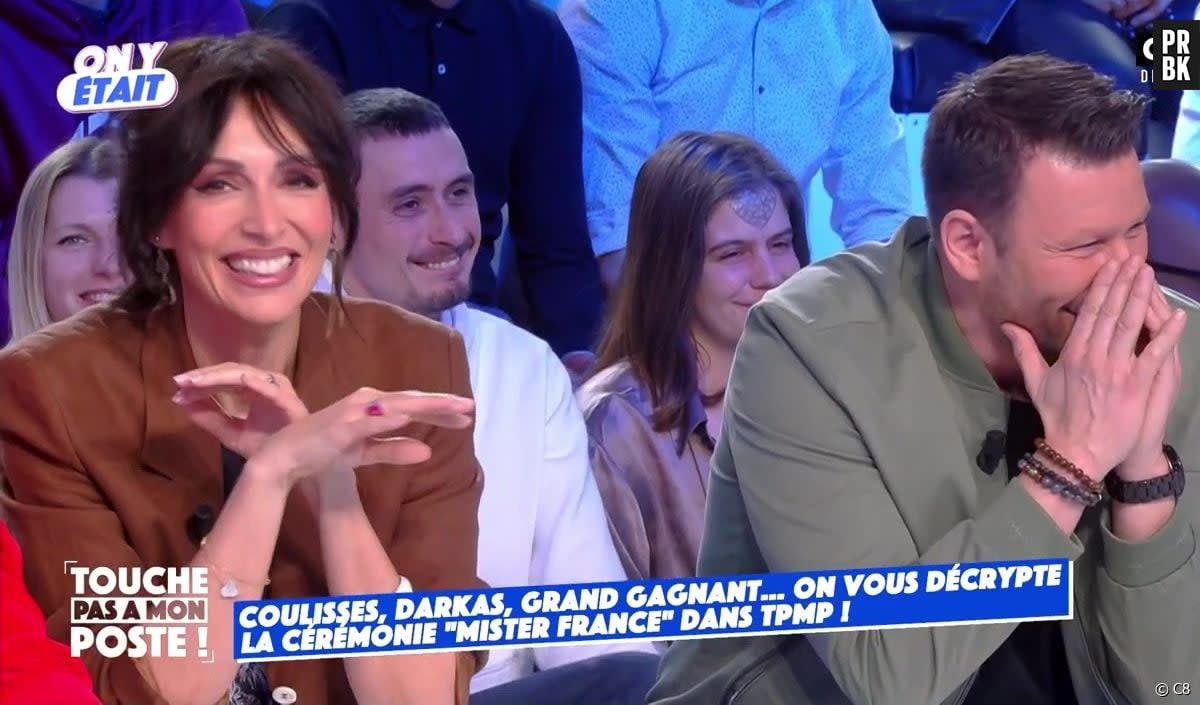 Géraldine Maillet perturbe l'interview de Mister France 2023 dans TPMP le lundi 6 mars 2023 sur C8 - C8