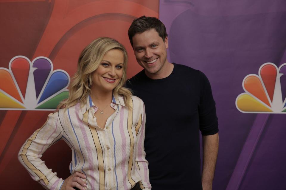 Amy and Greg Poehler