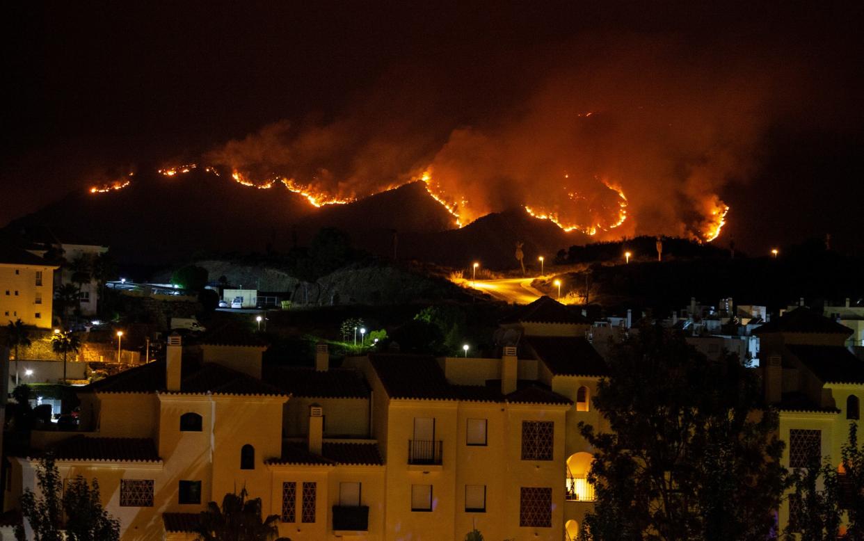 Spanish police suspect drug traffickers started massive Costa del Sol wildfire as 'distraction' - Bianca de Vilar /Getty Images Europe 