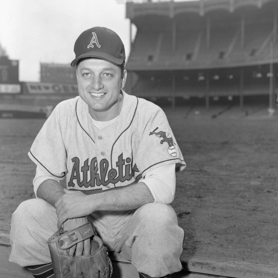 In the 1950s, during his time with the Kansas City A's - Bettmann