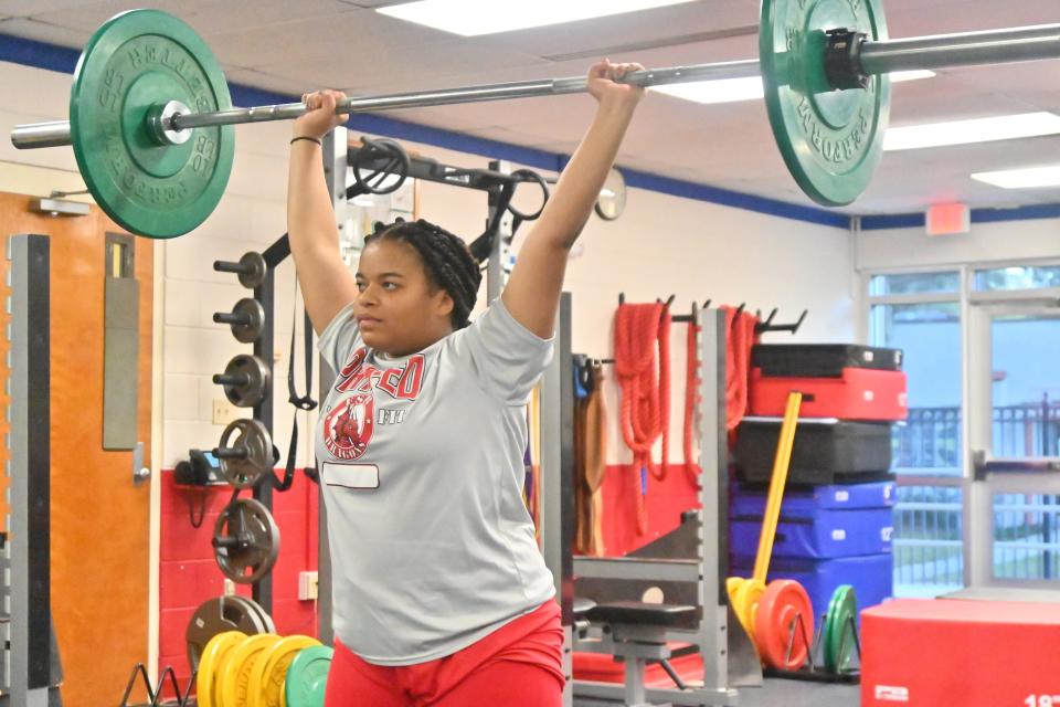 Florida School for the Deaf and Blind added a girls' weightlifting program for the first time ever this year.