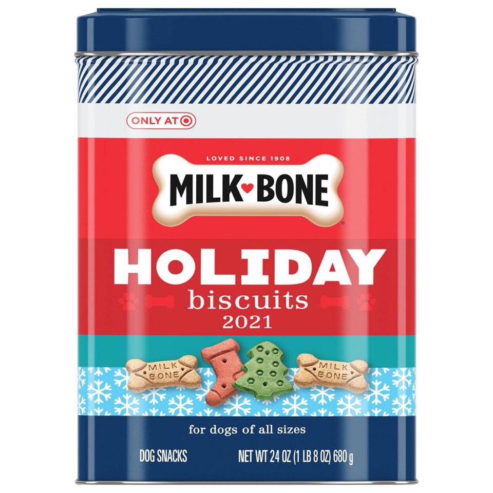 milkbone holiday tin