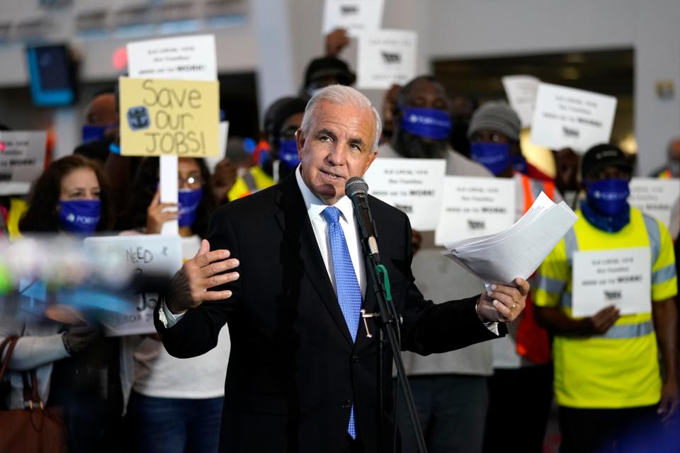 U.S. Rep.-elect Carlos Gimenez, R-Fla., and his wife, Lourdes, tested positive for the coronavirus Thursday after having mild symptoms, according to a statement.