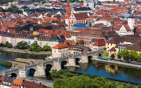 Aerial view of Würzburg - Credit: iStock