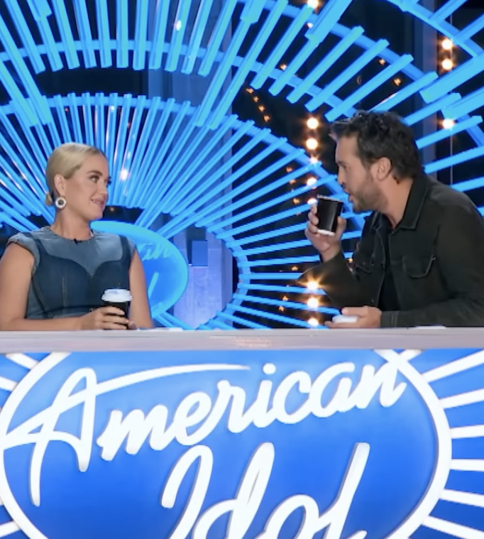 Katy Perry and Luke Bryan on "American Idol"