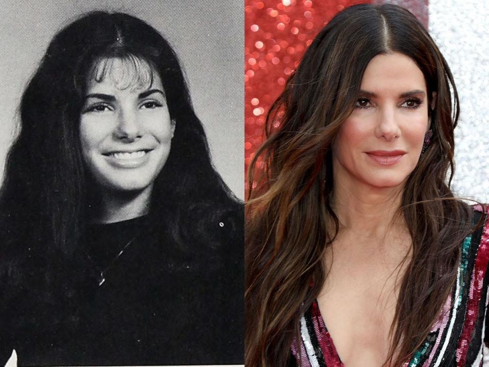 sandra bullock high school photo