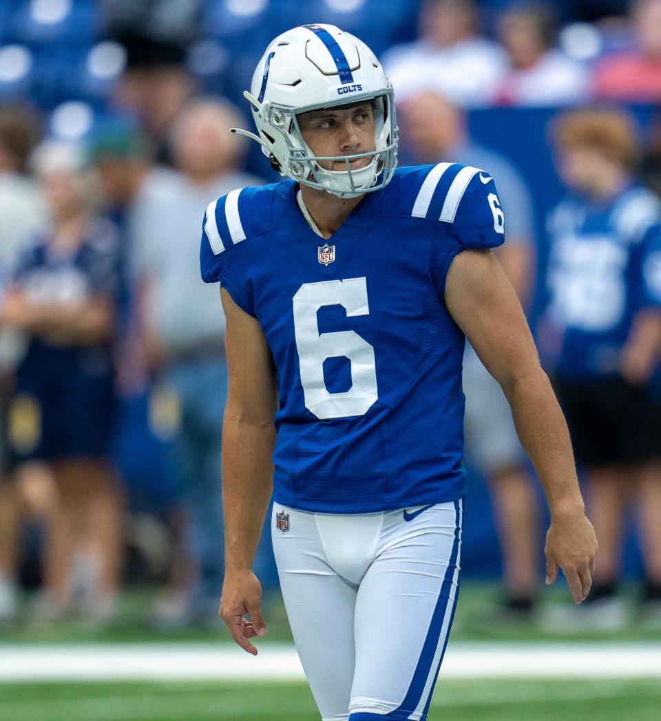 Matt Haack signed on with the Indianapolis Colts after being cut by the Bills earlier this preseason.