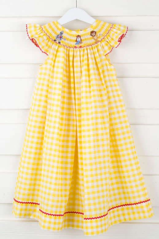 Yellow Brick Road Checked Dress