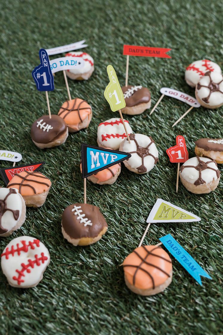 Make Sports-Themed Donuts