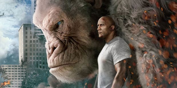 Dwayne "The Rock" Johnson in "Rampage"<p>Warner Bros.</p>