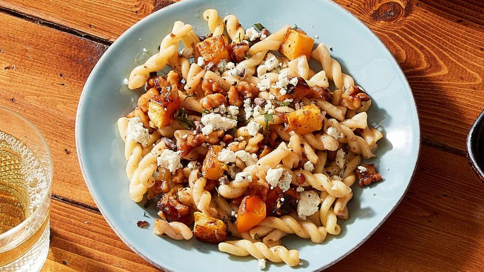 roasted butternut squash pasta