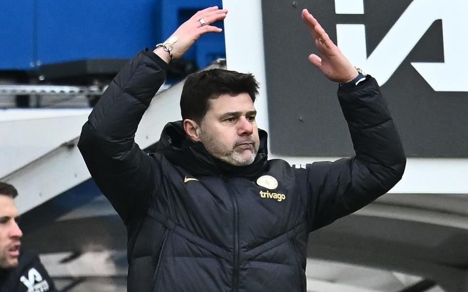 Mauricio Pochettino during the match between Chelsea and Fulham/Pochettino and Chelsea will use their 10-day break between games to assess options in the transfer market