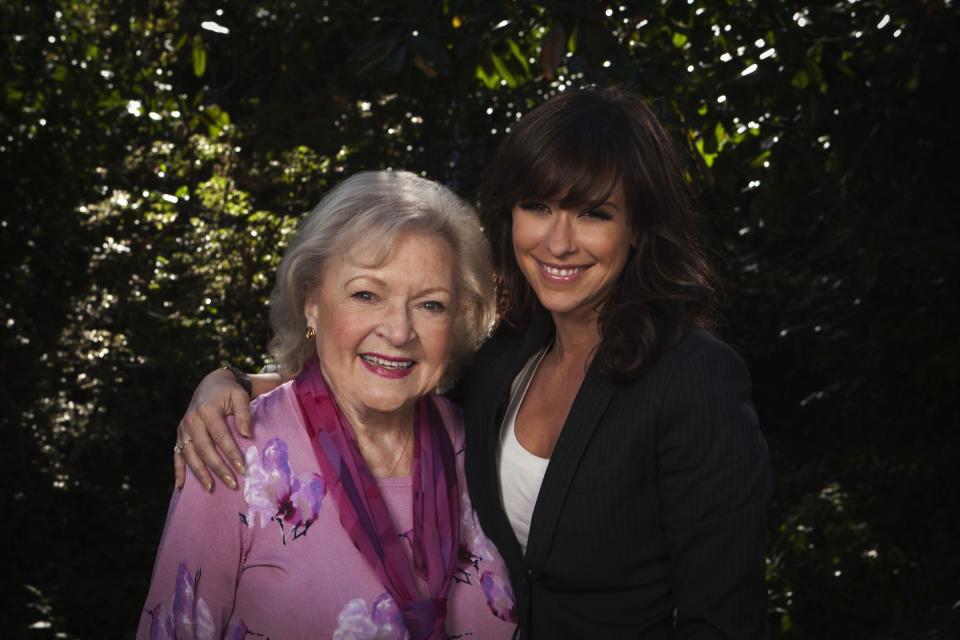 Betty White and Jennifer Love-Hewitt in “The Lost Valentine.” 