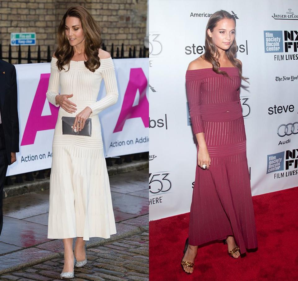 Kate Middleton and Alicia Vikander