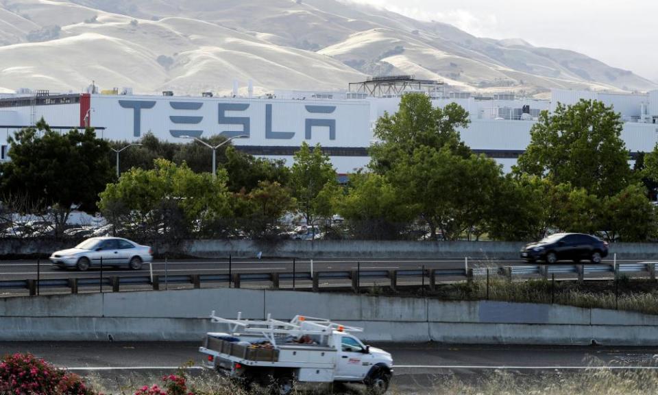 Tesla’s primary vehicle factory in Fremont, California