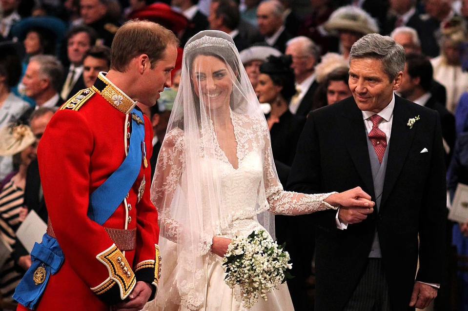 Kate et William partagent un sourire avant le début de la cérémonie