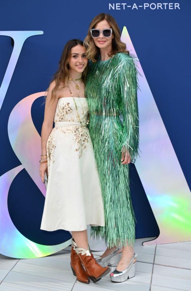 Trinny Woodall takes her daughter, Lyla, to a red carpet event