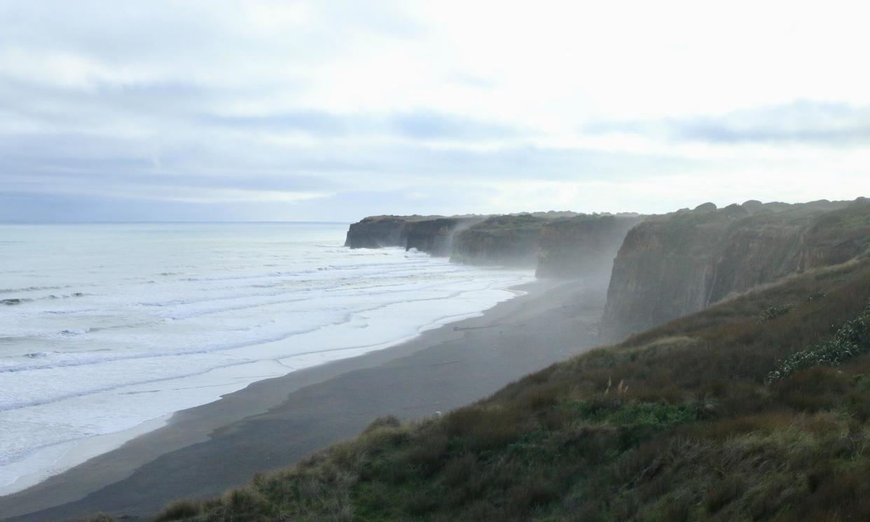 <span>A plan to mine the seabed off the coast of south Taranaki, New Zealand, has drawn opposition from locals who live and work along the water.</span><span>Photograph: Eva Corlett/The Guardian</span>