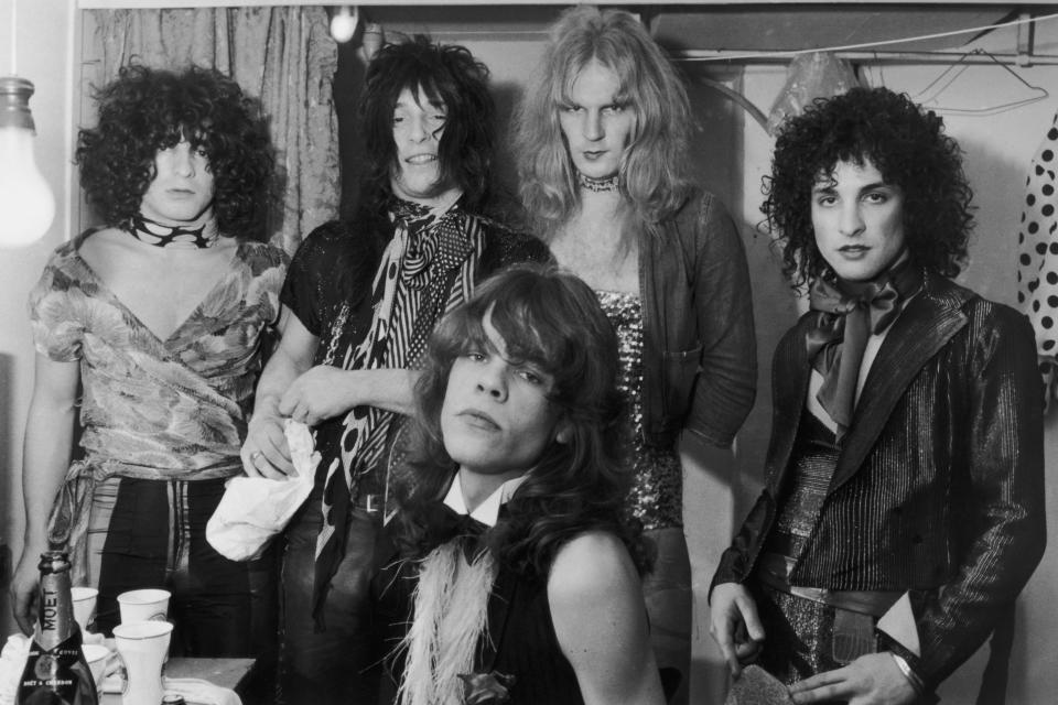 Sylvain (right) with the New York Dolls in 1972Getty