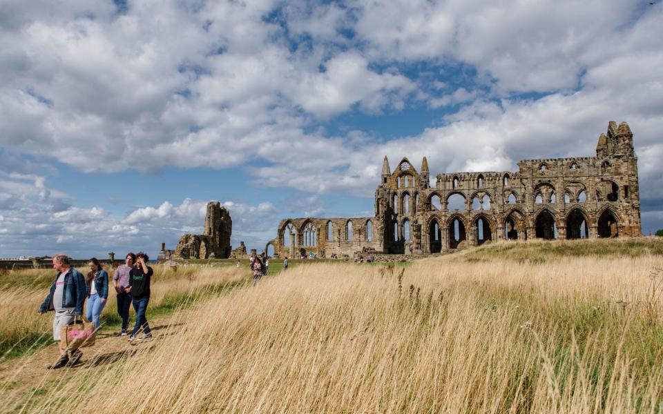 Whitby Abbey is an essential stop on any walking tour of the region