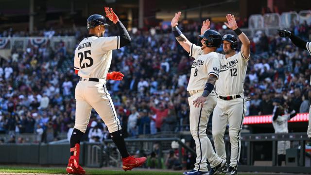 Byron Buxton smashes a three-run homer as the Twins take a 9-4