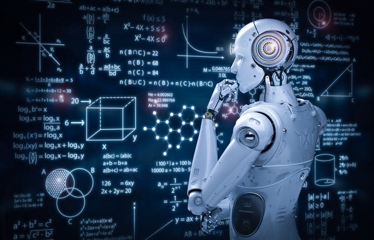 <span class="caption">Limited data means limited innovation.</span> <span class="attribution"><a class="link " href="https://www.shutterstock.com/image-illustration/3d-rendering-robot-learning-machine-education-1058815598" rel="nofollow noopener" target="_blank" data-ylk="slk:Phonlamai Photo;elm:context_link;itc:0;sec:content-canvas">Phonlamai Photo</a></span>