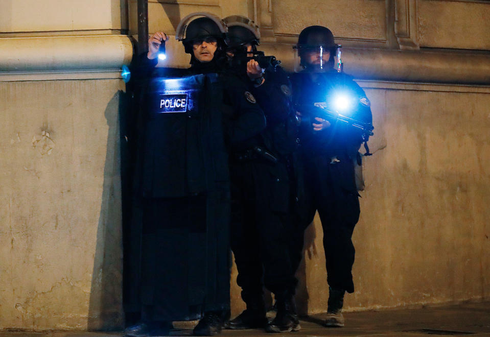 Police officers shot at Champs Elysees in Paris