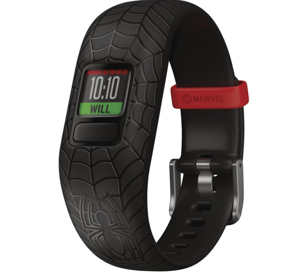 Garmin Vivofit Jr. 2 with a Spiderman design from Amazon