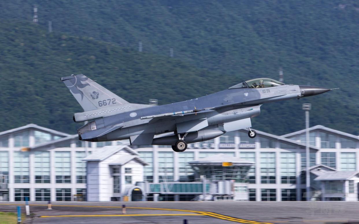 A Taiwan Air Force F-16 warplane reportedly went missing during a training flight off the coast of Hualien - Shutterstock