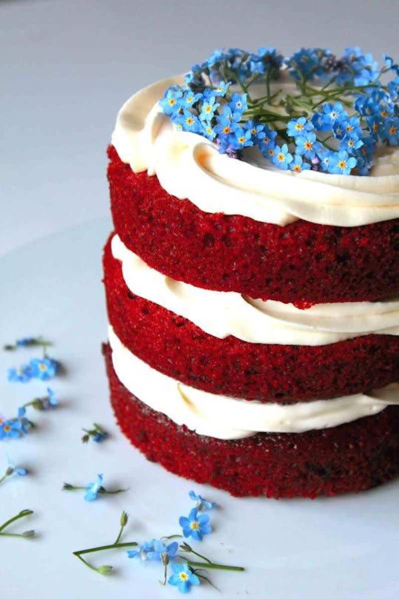 Red Velvet Cake with Cream Cheese Frosting