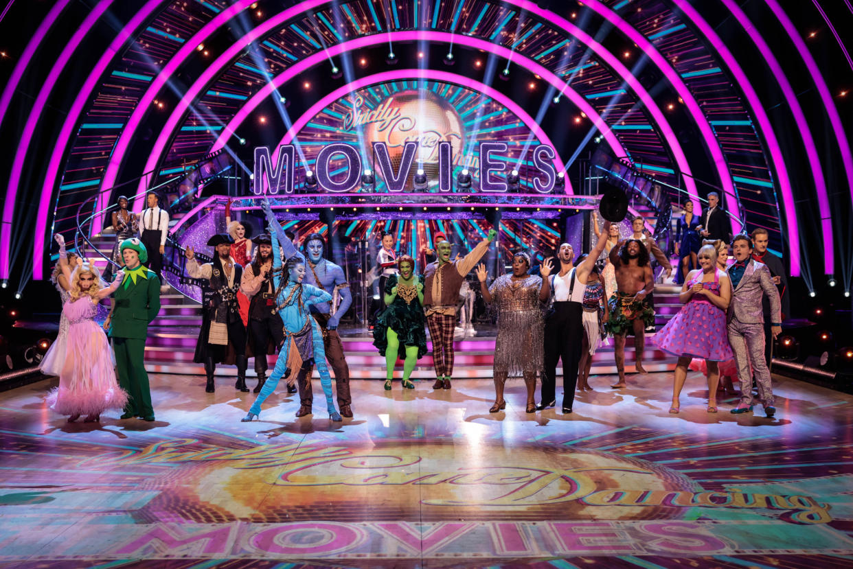 Programme Name: Strictly Come Dancing 2021 - TX: 09/10/2021 - Episode: Strictly Come Dancing - TX3 LIVE SHOW (No. n/a) - Picture Shows: ++LIVE SHOW++ The Strictly Come Dancing 2021 Celebrities and Professional Dancers - (C) BBC - Photographer: Guy Levy