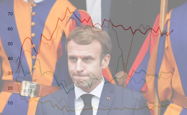 Macron paie cash ses propos sur les non-vaccinés (illustration) (Photo: Yara Nardi via Reuters (montage Le HuffPost))