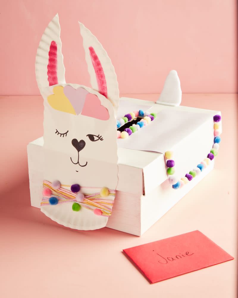 DIY Llama Valentine Box