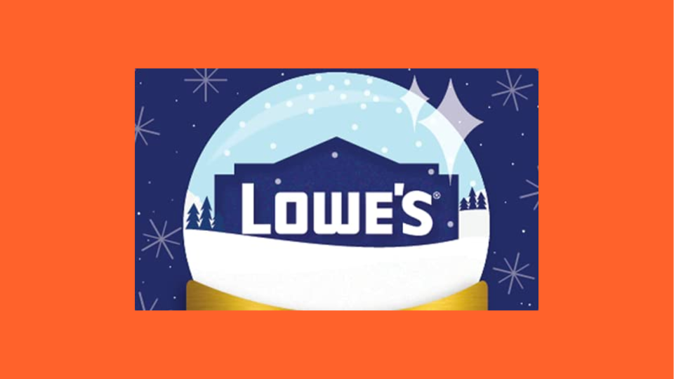 The best gift cards to gift for 2022: Lowe's