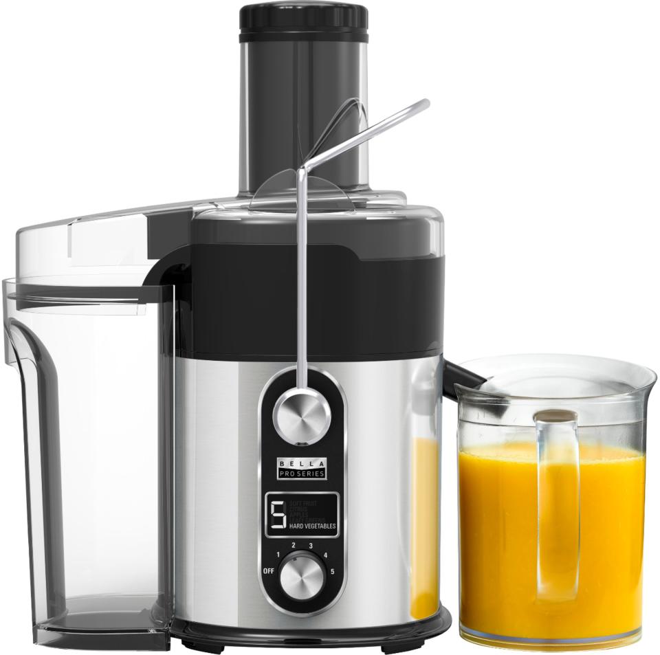 Bella-Pro-Series-Pro-Series-Centrifugal-Juice-Extractor-BlackStainless-Steel-