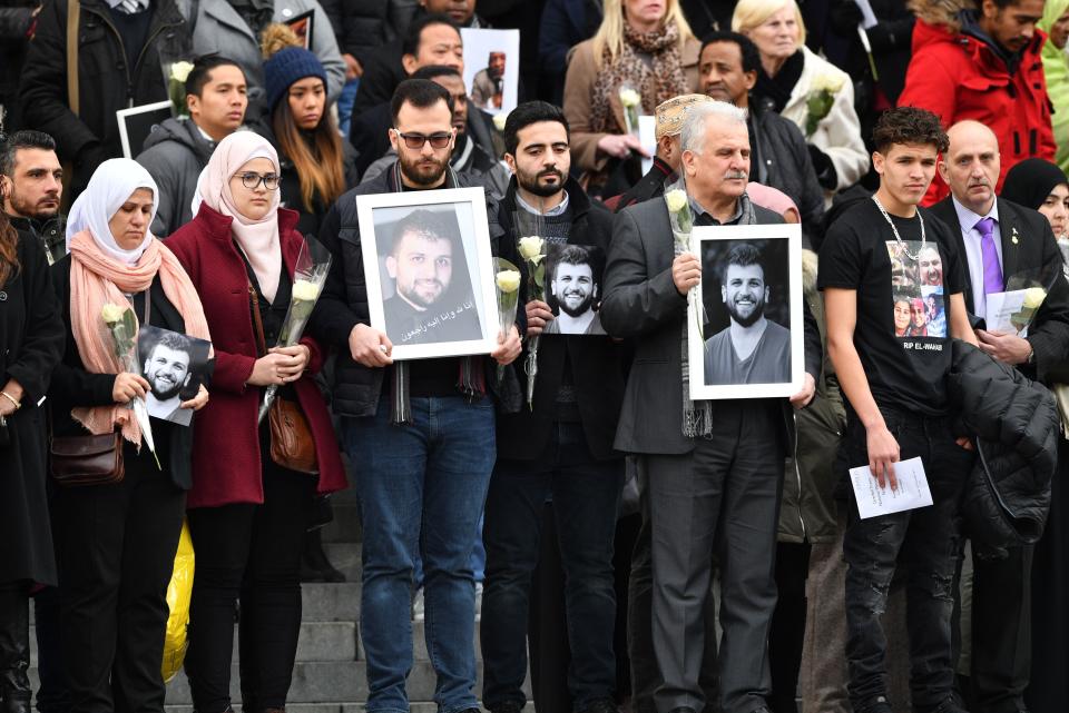 Families of the victims and survivors of the Grenfell fire were in attendance. (Credit: REX)