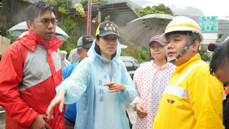 南投受災嚴重，南投縣長許淑華表示，申請增派300為國軍尚未到位，被國防部反駁了。（圖／翻攝許淑華臉書）