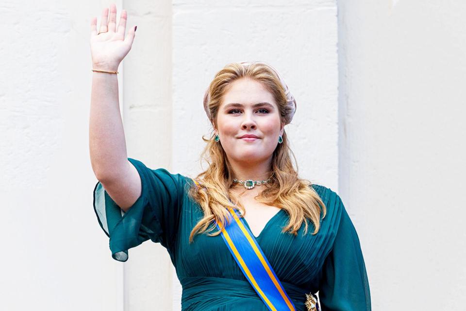 <p>P van Katwijk/Getty</p> Princess Catharina-Amalia of the Netherlands on Sept. 20, 2022