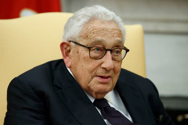 ARCHIVO - El exsecretario de Estado de EE.UU. Henry Kissinger en una de sus últimas apariciones públicas