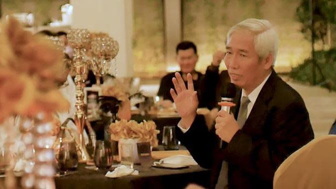 Investor kawakan, Lo Kheng Hong hadir dalam acara makan malam Sinarmas Sekuritas dengan nasabahnya pada Selasa, 21 Desember 2021. (Foto: Sinarmas Sekuritas)